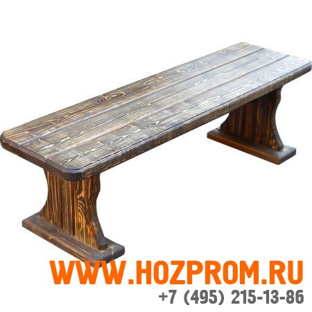Скамья деревянная без спинки под старину Московия
Длина  1450 мм.
Ширина  420 мм.
Высота 440 мм.
Толщина 45 мм