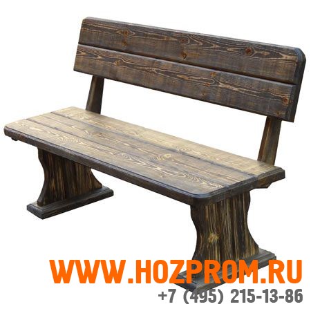 Скамья деревянная со спинкой под старину Московия
Длина  1450 мм.
Ширина  420 мм.
Высота  860 мм.
Толщина 45 мм
